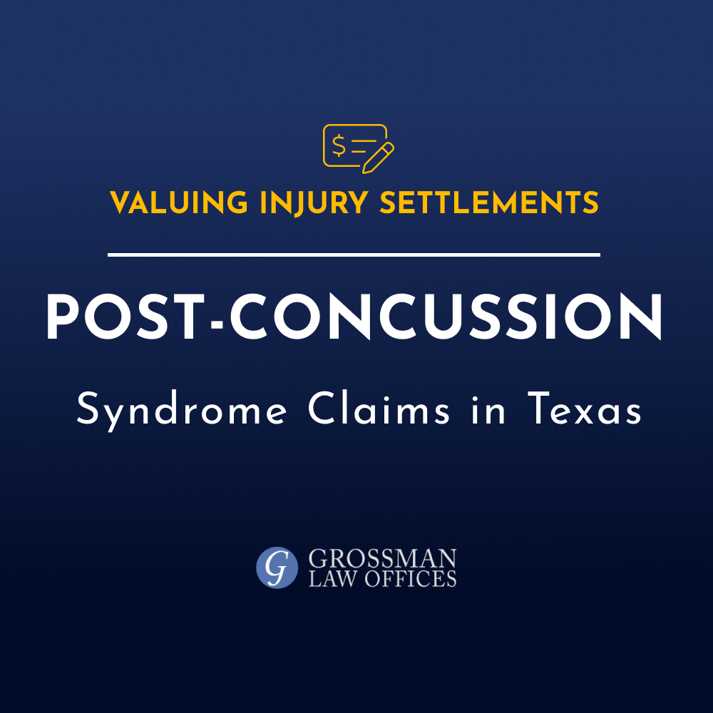 How Much Are Post Concussion Syndrome Settlements In Texas 